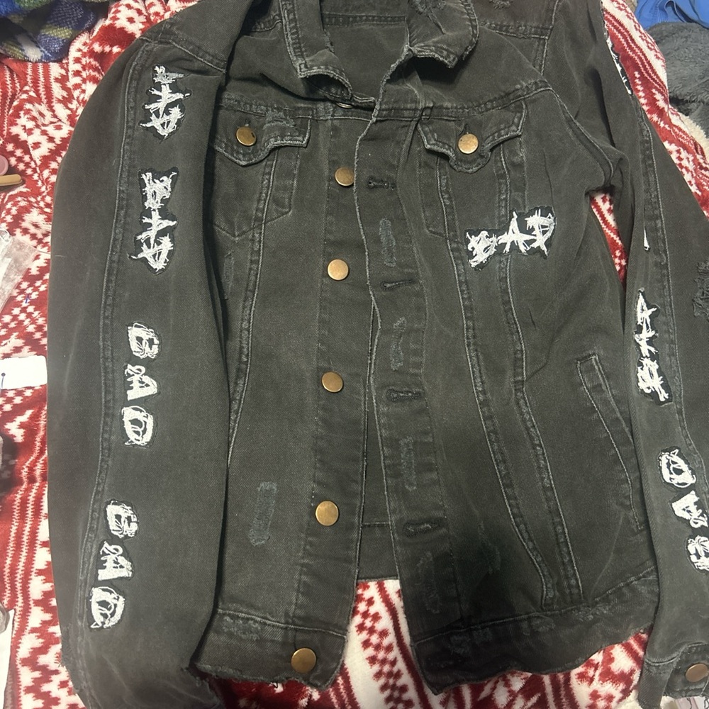 denim black jacket